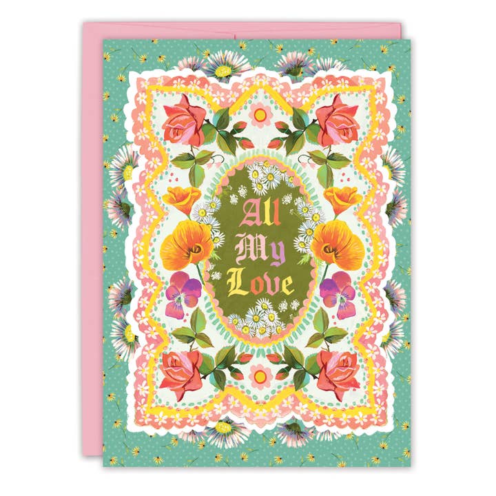 All My Love Valentine's Day Card for wholesale by Biely & Shoaf