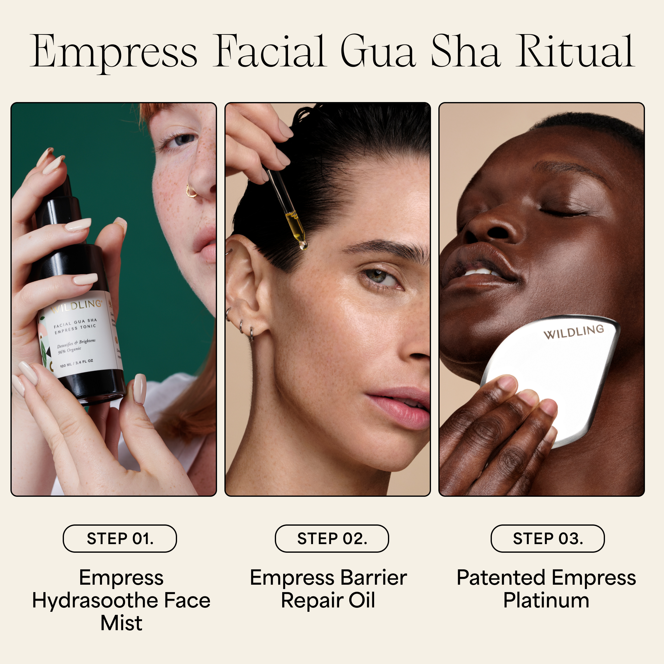 Wildling - Wholesale Face/Beauty Roller - Empress Platinum8