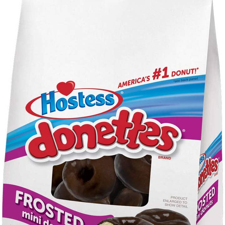 Shop The King - Wholesale Chocolate Covered Sweets - Hostess Donettes - Frosted Mini Donuts - Chocolate Flavored Donuts - 10.75 Oz Bag - Pack of 6