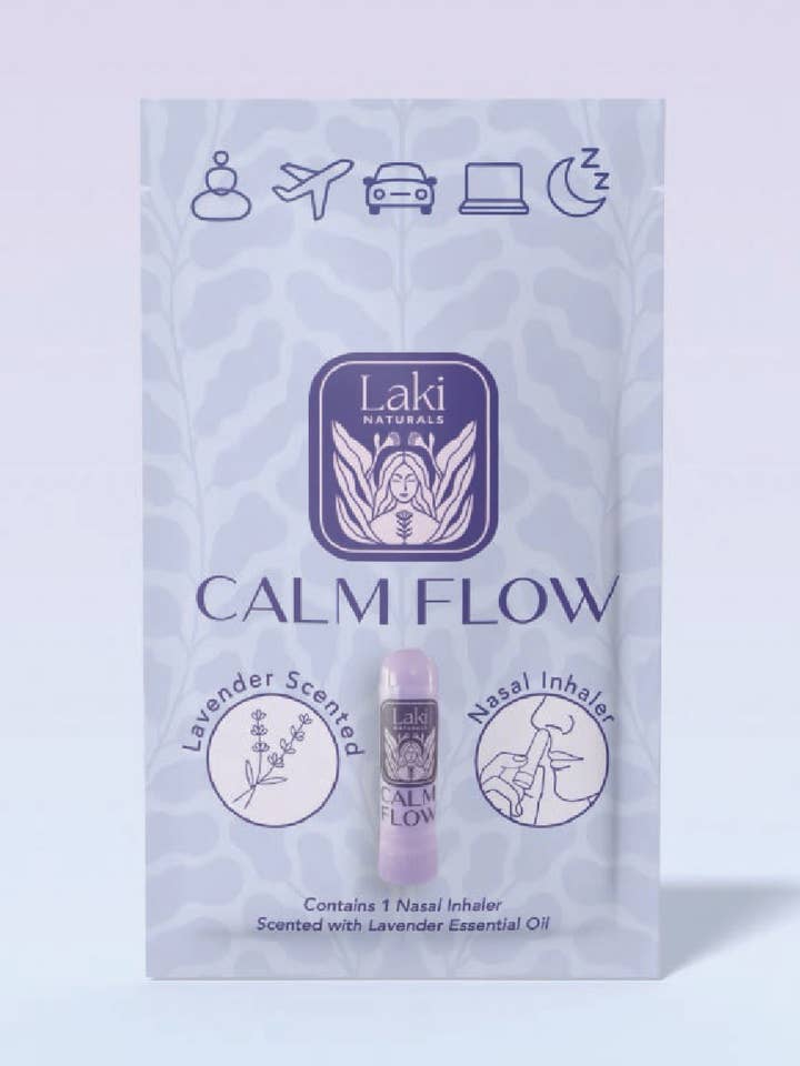 Calm Flow Aromatherapy Nasal Inhaler for wholesale by Laki Naturals