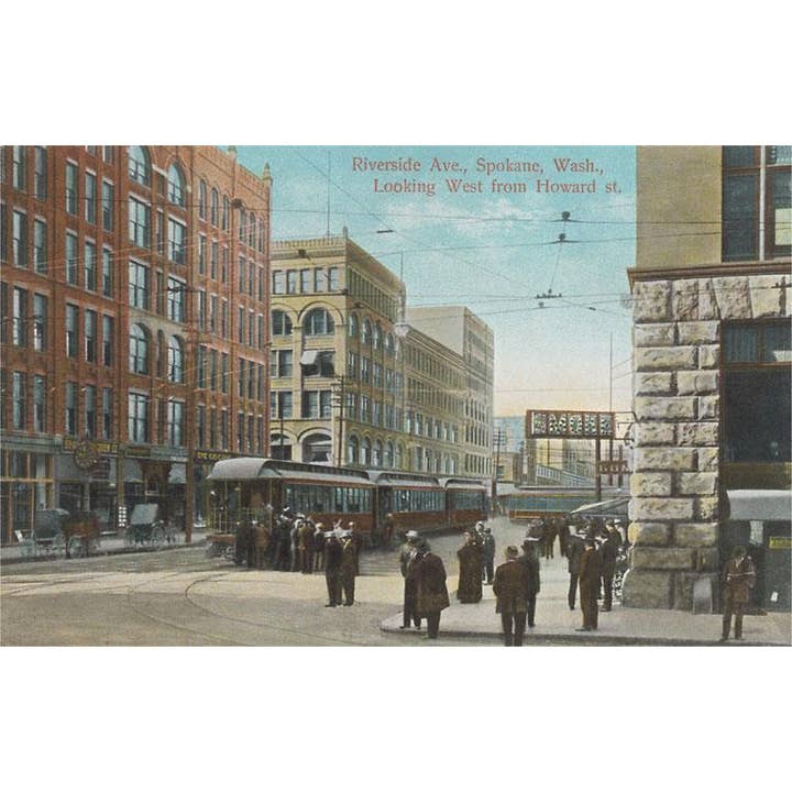 Found Image Press - Wholesale Stationery/Notecard Set - Greeting Card WA-515 Riverside Avenue, Spokane