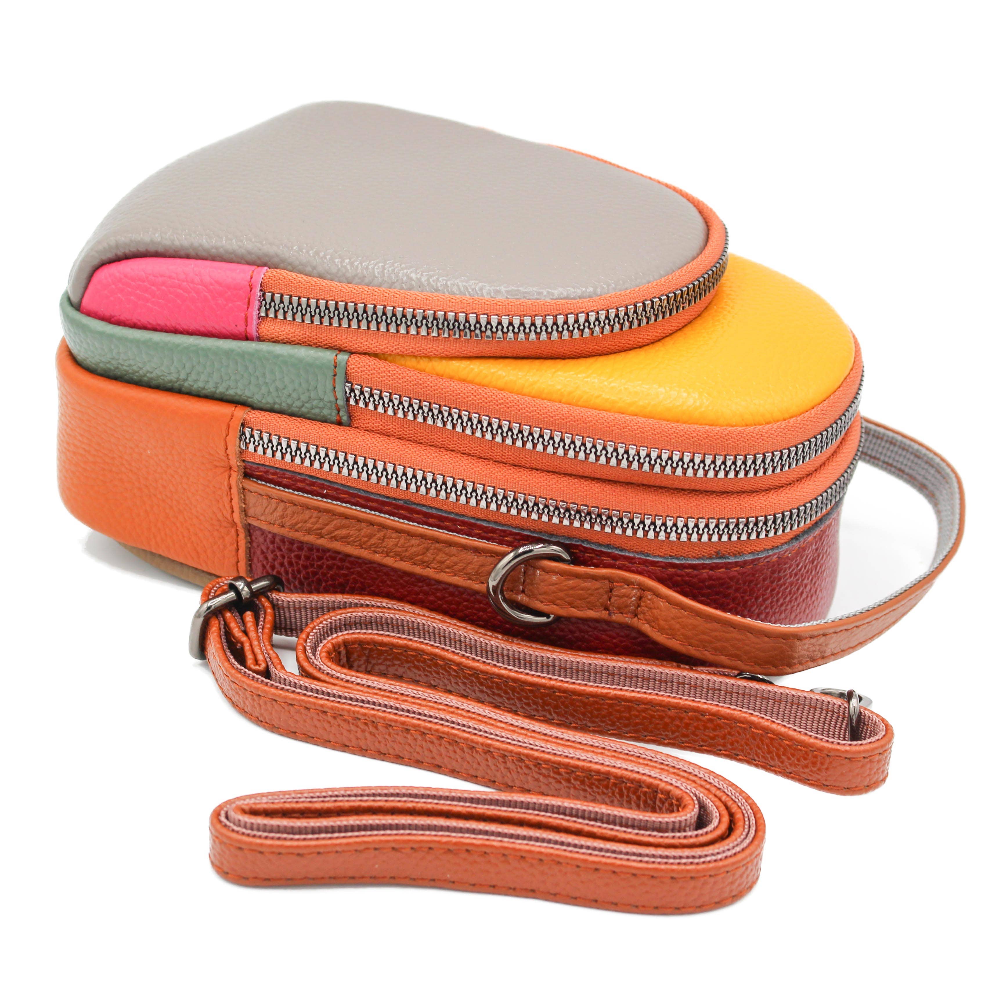 Zerimar 1942 – Engroshandel Rygsæk - Dame – Ægte læder crossbody-taske og rygsæk til kvinder, 19 x 10 x 9 cm13