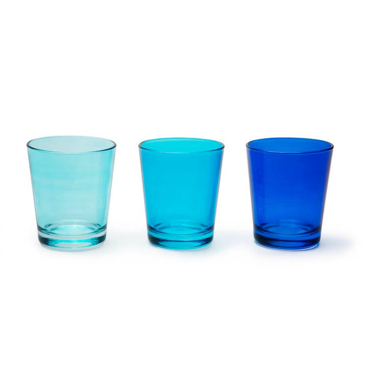 6 Portofino Mix Blue Glasses for wholesale on Faire1