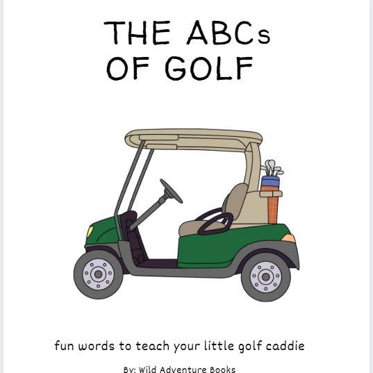 Wild Adventure Books - Wholesale Preschool Book (3-5) - ABC's of Golf