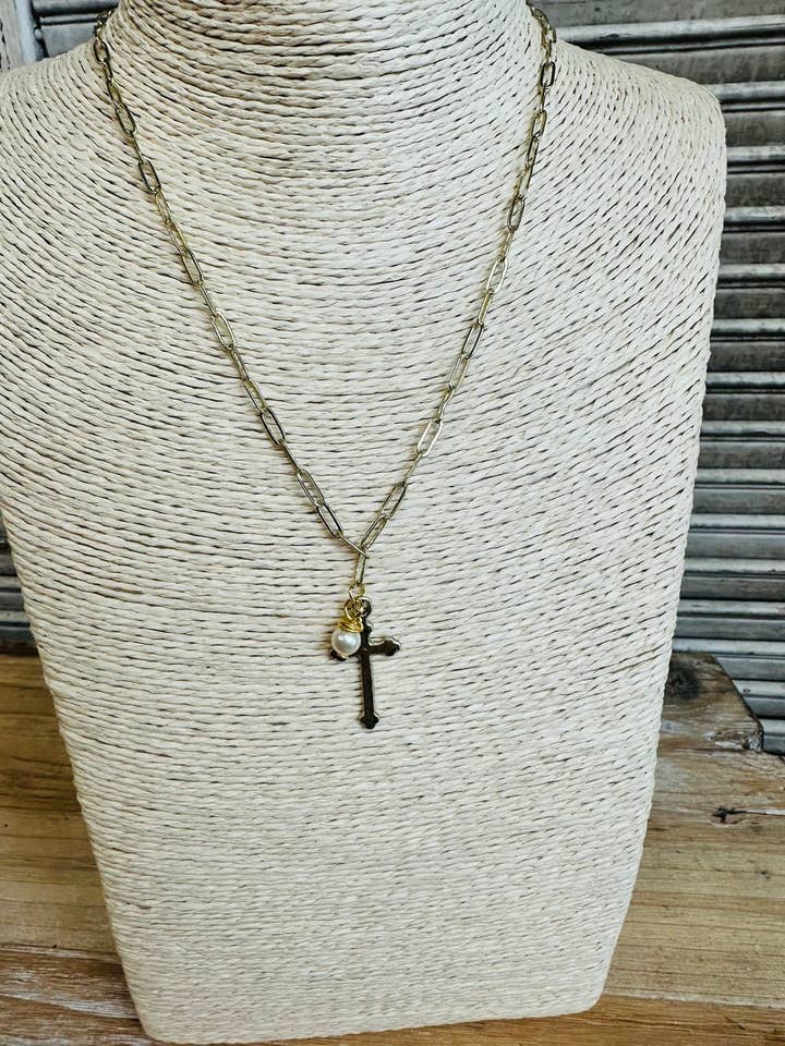 Cruz de Clipes Dourados por atacado de Scooples Jewelry