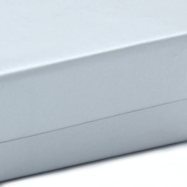 Inca UK - Vendita all'ingrosso Confezioni regalo - Scatola per gemelli/orecchini. 8x5x2,5 cm. Lucentezza grigio argento chiaro3