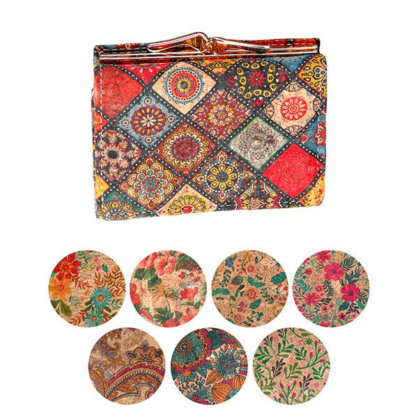 JUMI - Wholesale Coin Purse - Women's - Assorted Wallet 100% Cork0