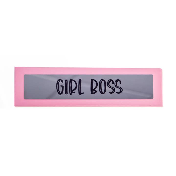 Boxer Gifts - Wholesale Desk/tabletop sign - Girl Boss Wooden Desk Sign - Office Joke/Gag Gifts4