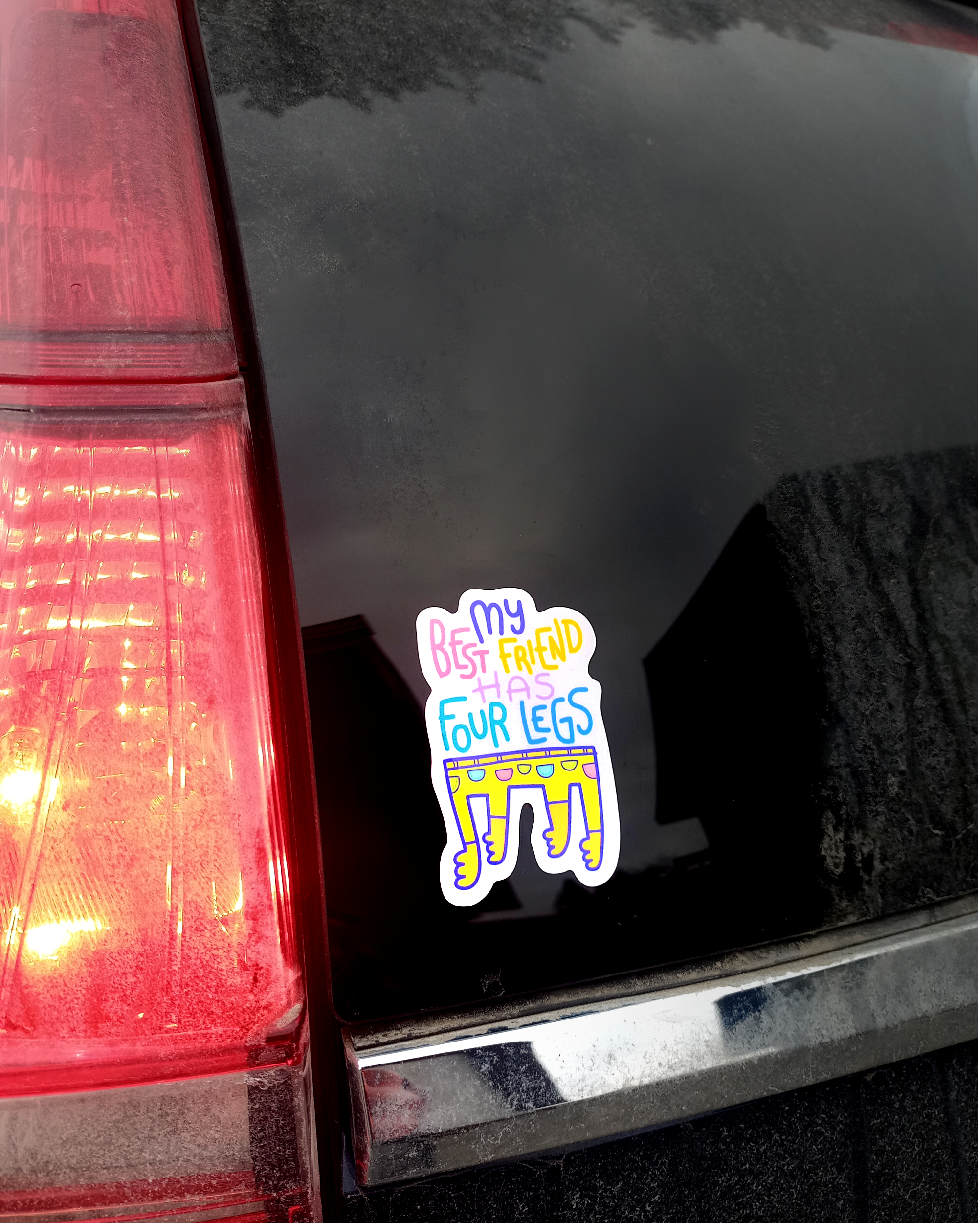 Chika Ando Illustration - Wholesale Phone & Laptop Stickers - My Dog Will Break You Sticker4