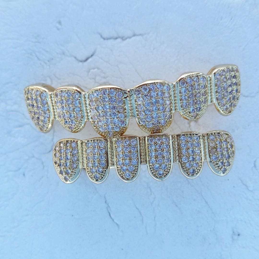 GB Jewelry - Wholesale Jewelry - Men's - 18K Gold Diamond Grillz4