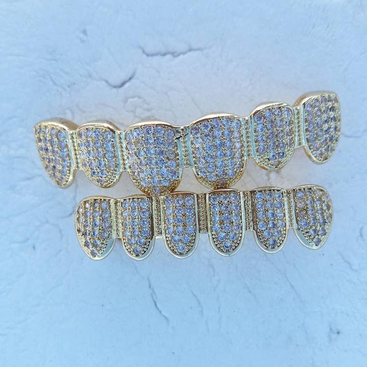 GB Jewelry - Wholesale Jewelry - Men's - 18K Gold Diamond Grillz4