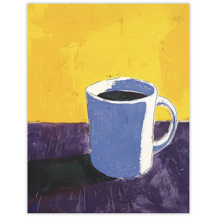 Coffee Mug – Recycled Blank Notecard for Coffee Lovers for wholesale by Scarecrow & Nut Tree