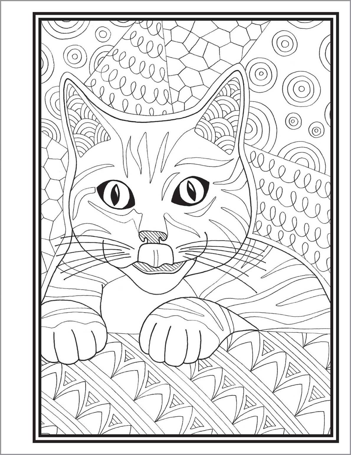 Sourcebooks - Wholesale Coloring & Activity Book - Adult - Butts, Bleps, and Beans Cat Coloring Book2