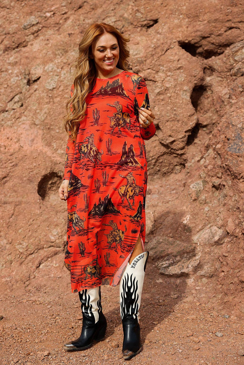 Burnt Toast - Wholesale Dress - Women's - Hold Your Horses Boxy Mesh Dress2