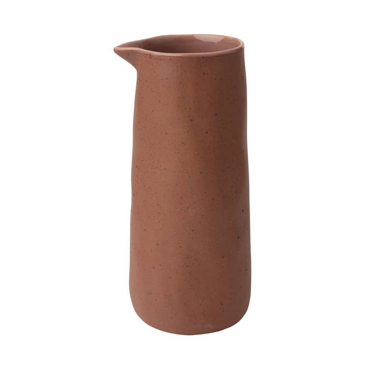 Tam Stoneware Pouring Carafe, Terracotta Rose for wholesale by Be Home US