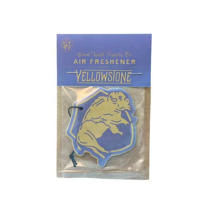Good & Well Supply Co. - Wholesale Luchtverfrisser voor in de auto - Uniseks - Yellowstone luchtverfrisser/Auto geur2