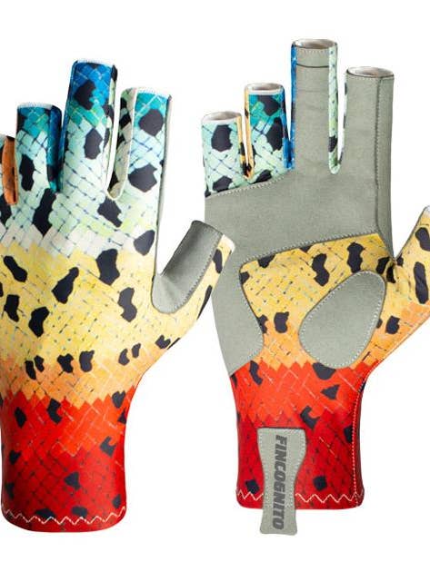 Fincognito Rainbow #2 zonnehandschoenen voor wholesale door Cognito Brands, Inc.