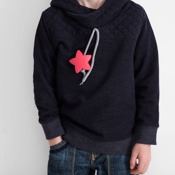 Hoodie Chew Chew - Wholesale Teether (Not Clip-On) - Baby - Father's Day Gift / Sensory & Fidget Toy / Teether (Star)4