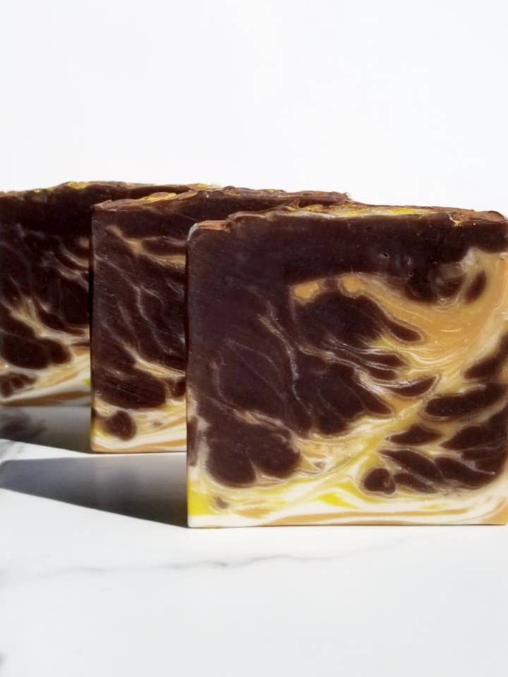 Bananer Foster Bar Sæbe for engroshandel hos Hemp and Clay Soapery