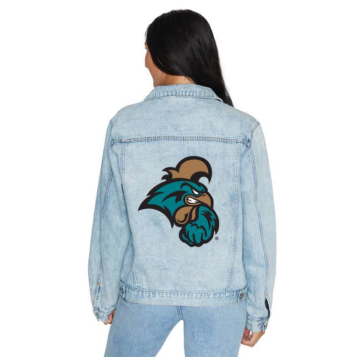 Veste en jean Coastal Carolina pour la vente par Lojo Collegiate Apparel