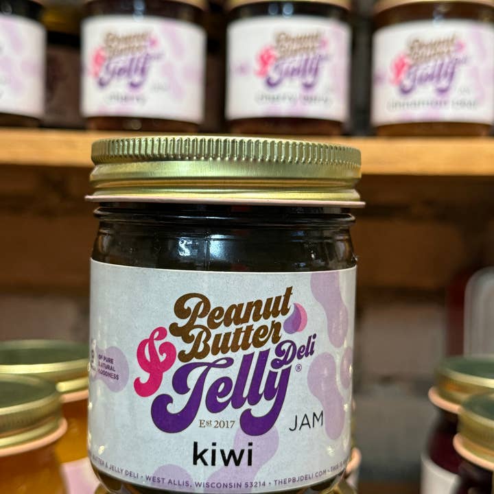 Kiwi Jam - 9 oz (Copy) for wholesale by Peanut Butter & Jelly Deli