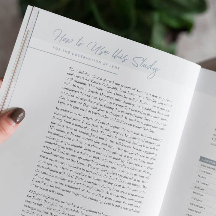 The Daily Grace Co - Wholesale Book - Adult - 40 Days with Jesus | A Study on the Life of Christ