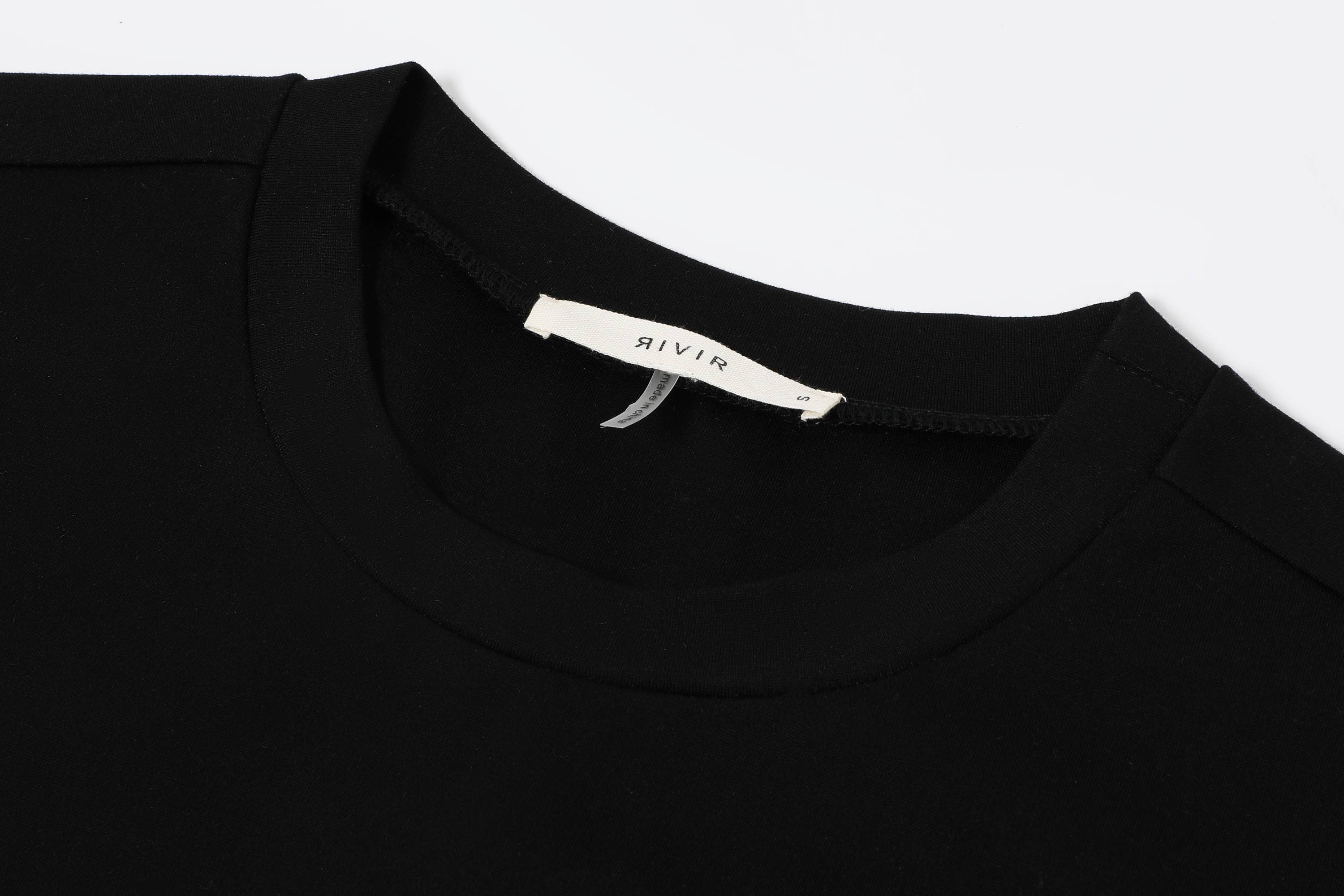 RIVIR - Wholesale Shirt - Women's - Mixed Media Denim T-shirt9