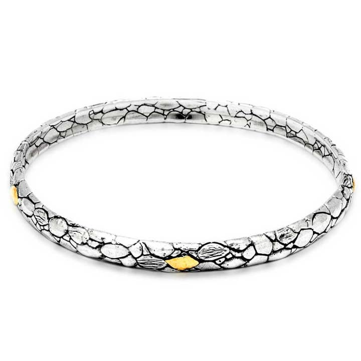 Silver and 18K Yellow Gold Bracelet for wholesale by CYN’S Jewelry