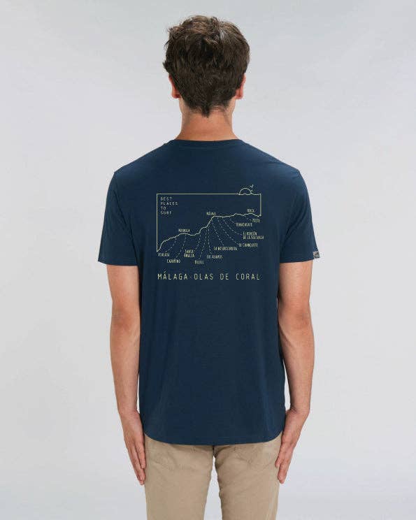 olas de coral - Wholesale Screen Printed T-Shirt - Women's - MÁLAGA sustainable surf t-shirt7