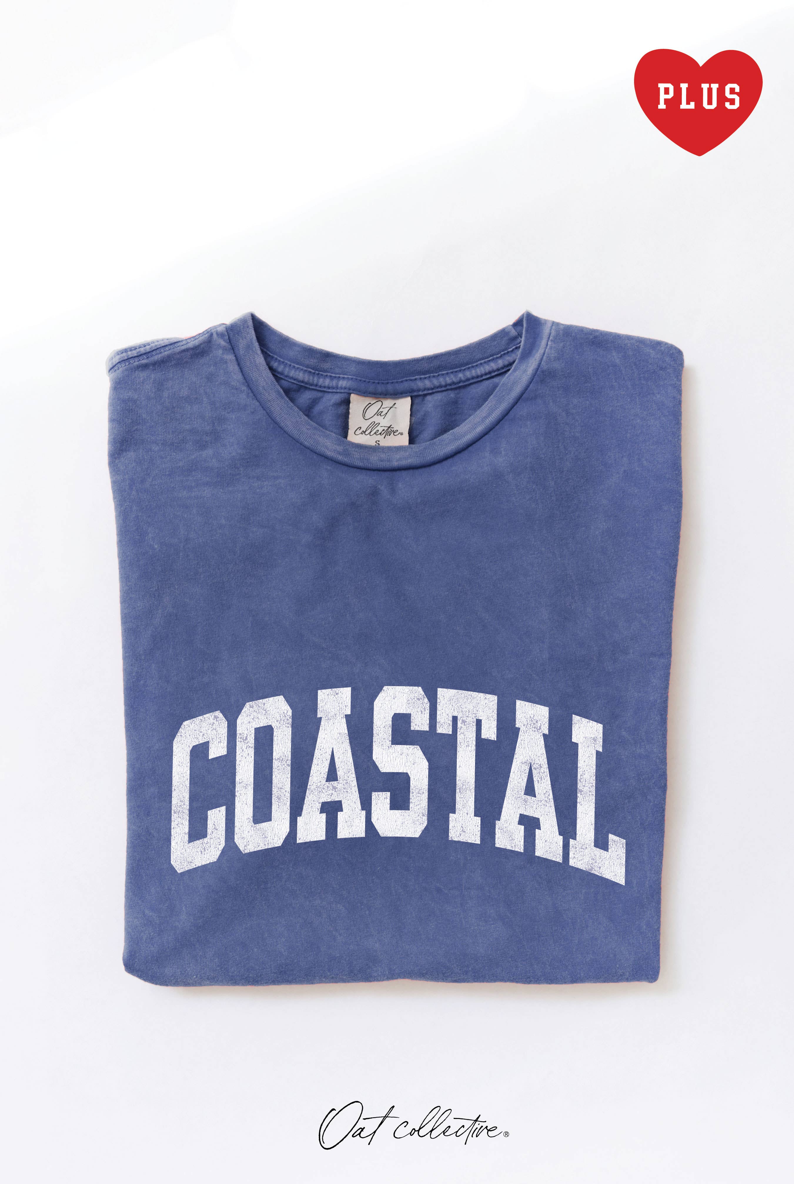 OAT COLLECTIVE - Wholesale Screen printed t-shirt – Women′s - COASTAL Plus Mineral Graphic Top8