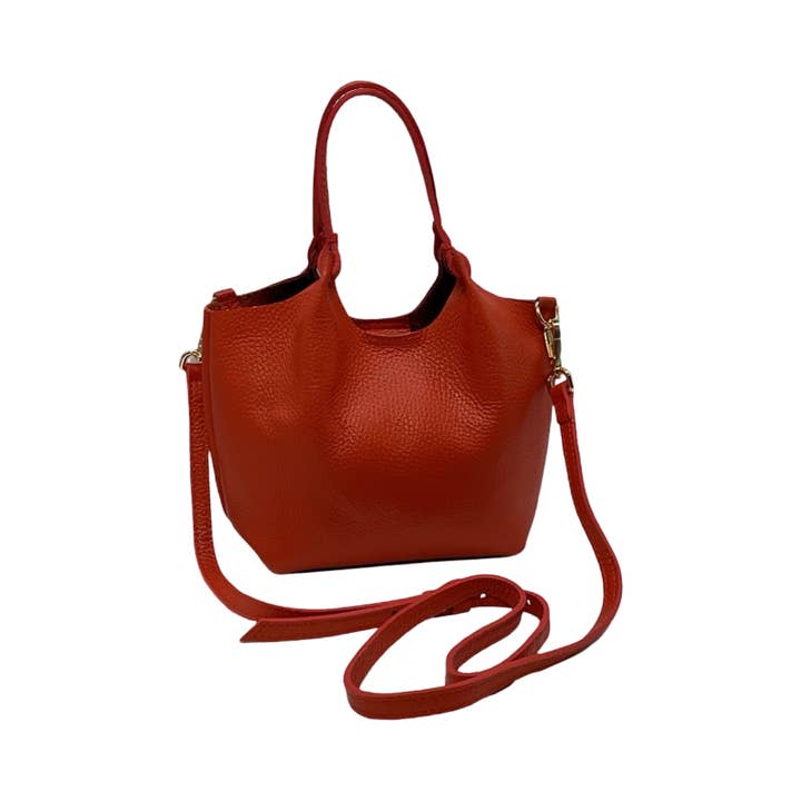 Louisa lee - Wholesale Shoulder Bag - Women's - MINI GRAIN LEATHER BUCKET BAG9