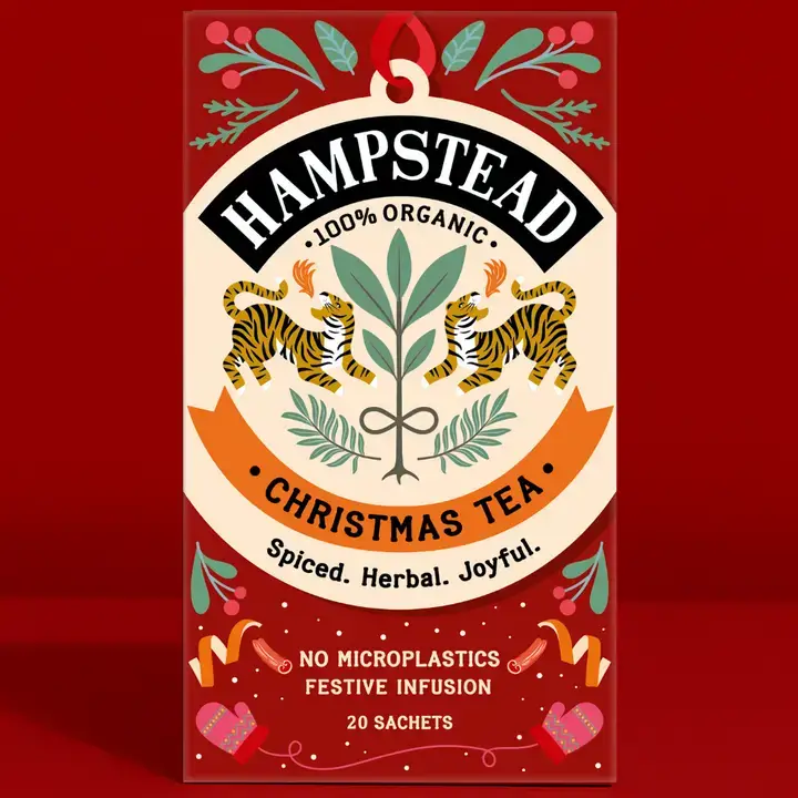 Hampstead Tea – wholesale Tea bags – Organic Christmas Tea (Case - 4x20g)1