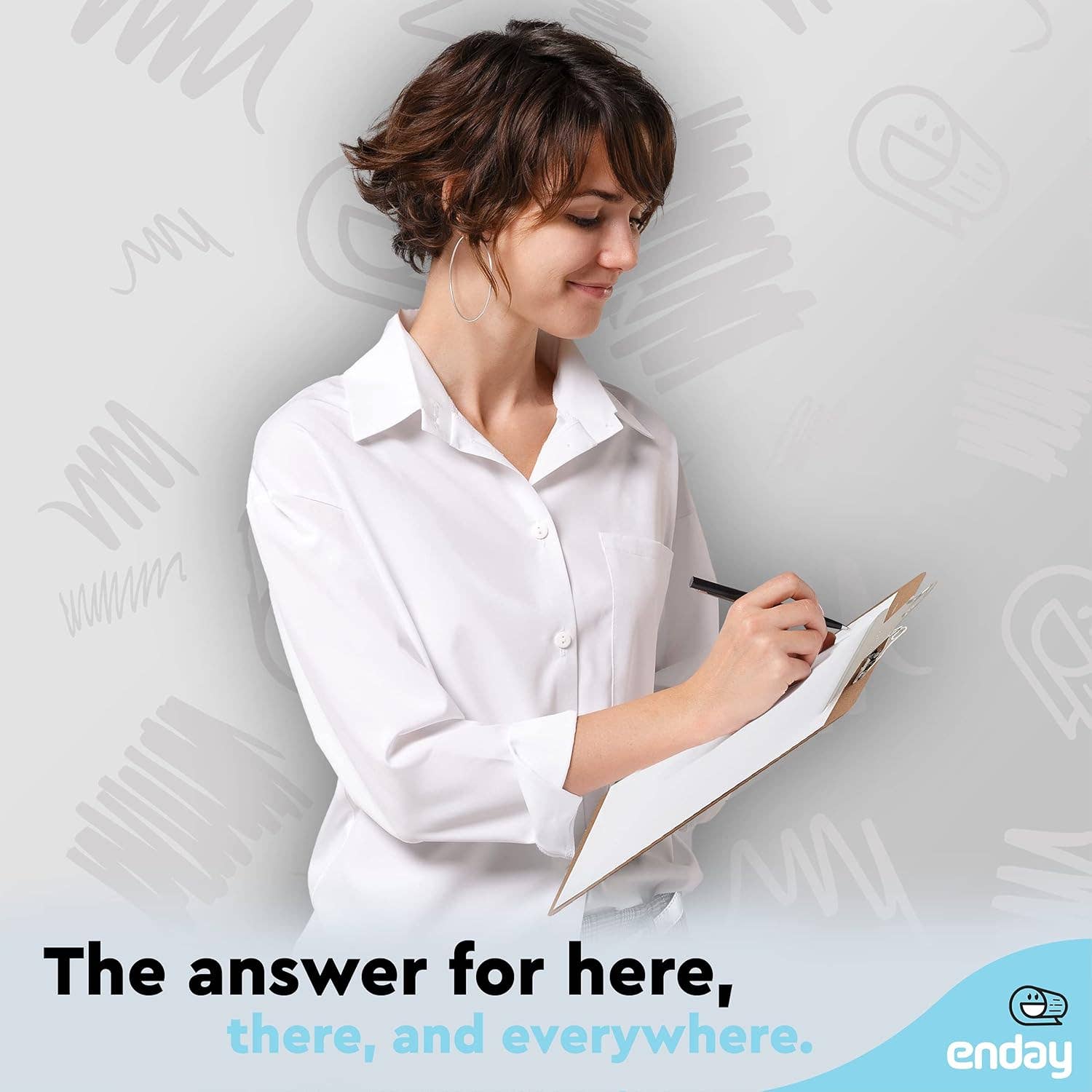 enday - Wholesale Clipboard - Standard Size Hardboard Clipboard With Sturdy Spring Clip5