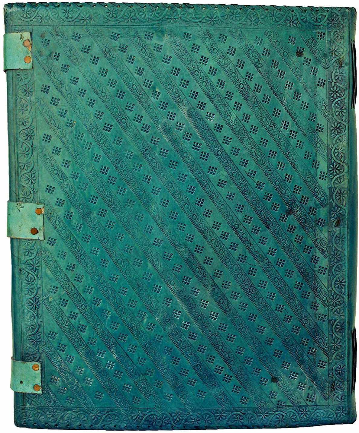 Tuzech Leather - Wholesale Journal/Diary - Seven Chakra Leather Journal – Handmade Embossed Diary 13"16