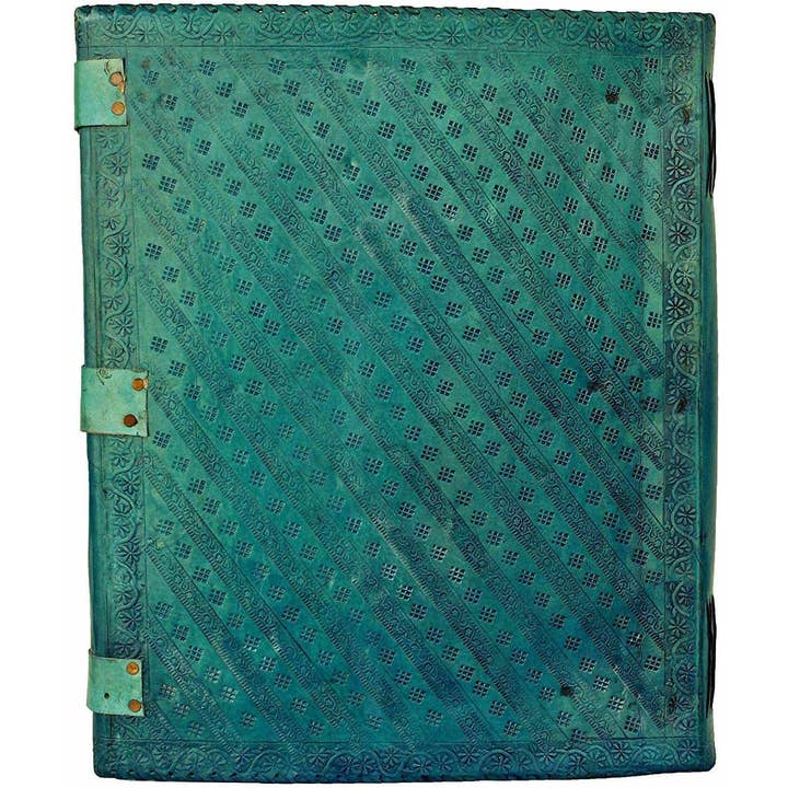 Tuzech Leather - Wholesale Journal/Diary - Seven Chakra Leather Journal – Handmade Embossed Diary 13"16