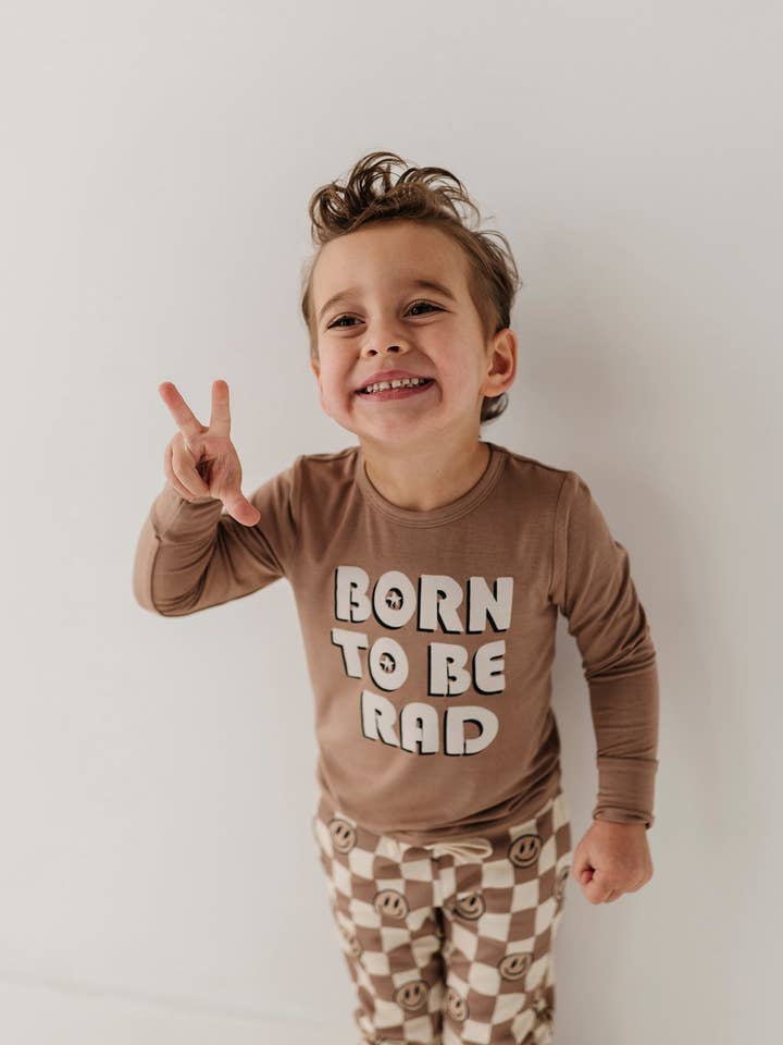 babysprouts clothing company - Wholesale Screen Printed T-Shirt - Kids - Boy's Long Sleeve Tee Fall Winter 20256