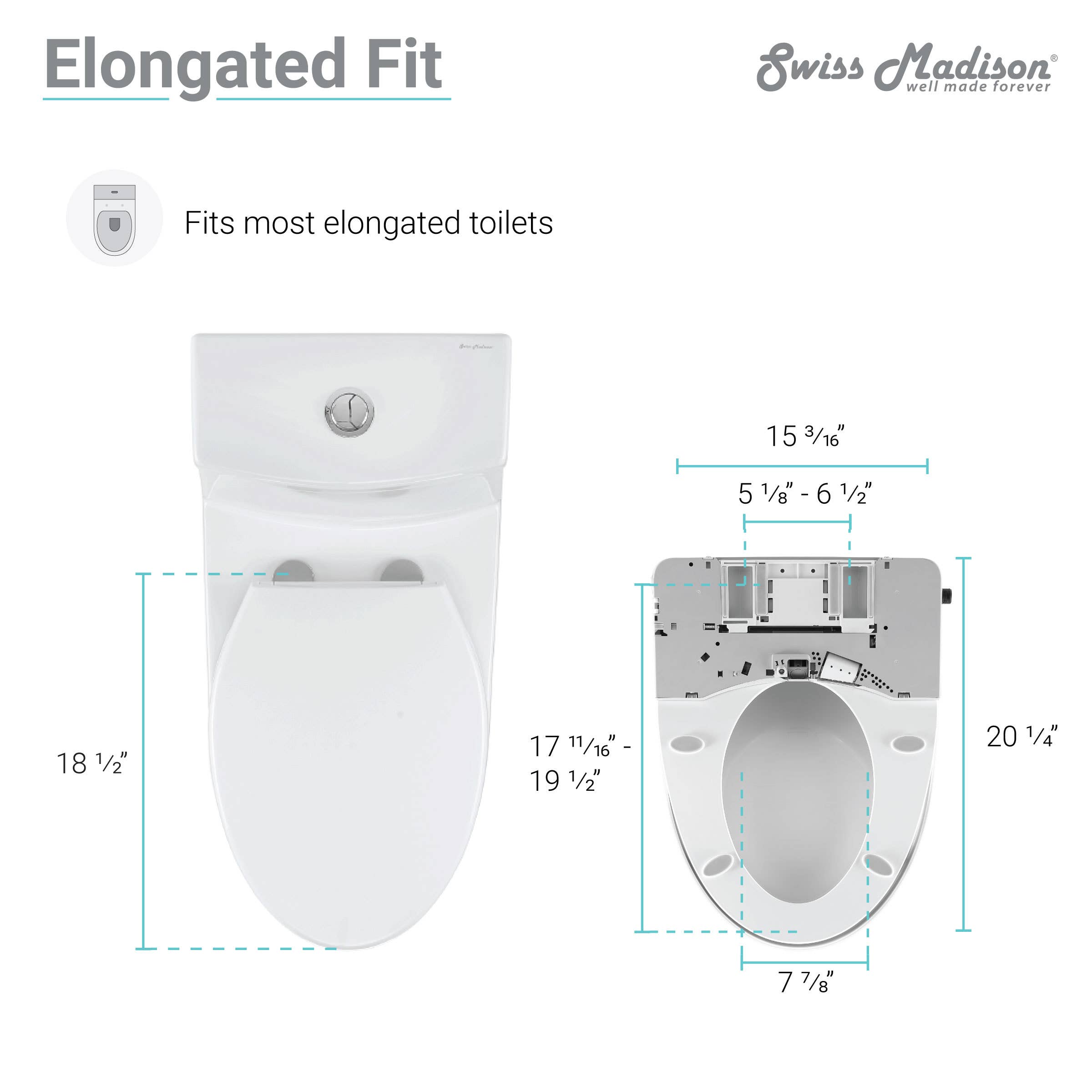 Swiss Madison - Wholesale Bathroom Accessory Set - Vivante Smart Toilet Seat Bidet9