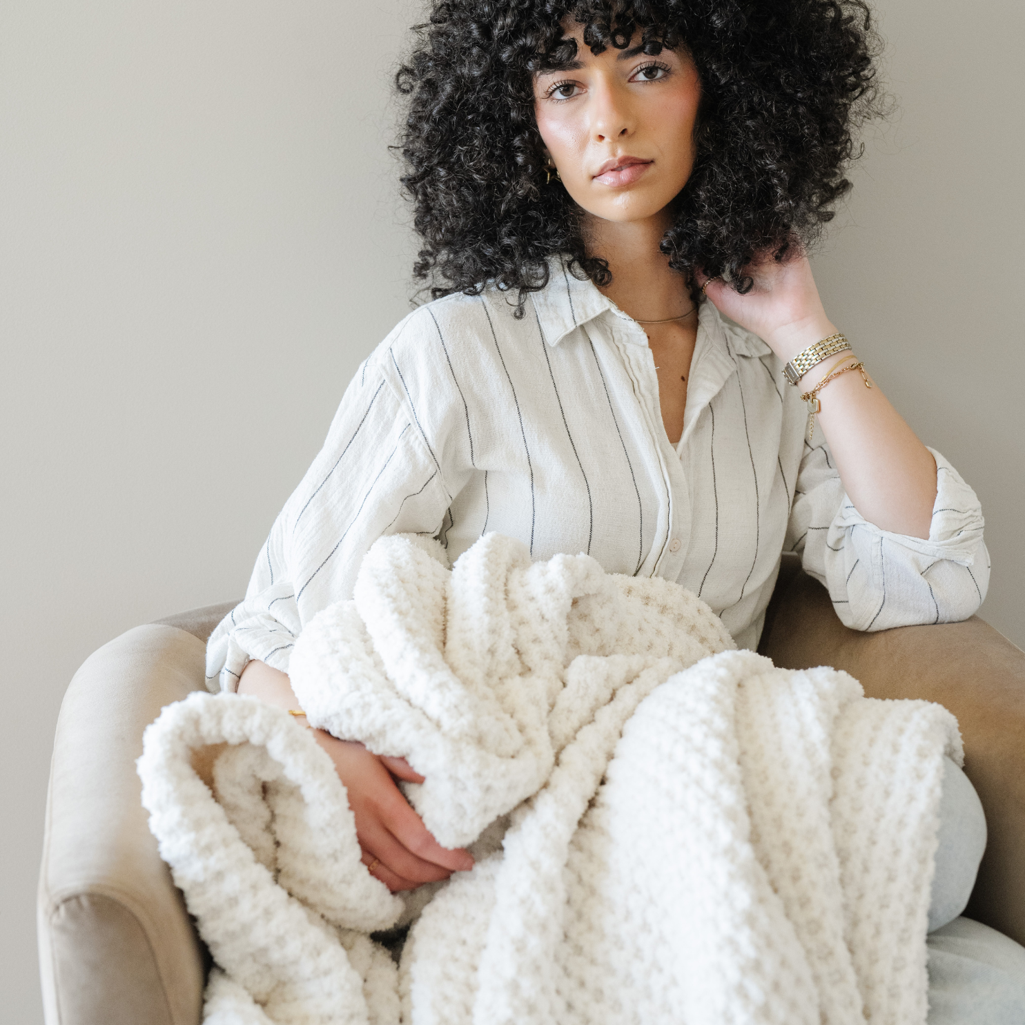 Saranoni - Wholesale Throw Blanket - WAFFLE KNIT THROW BLANKETS26