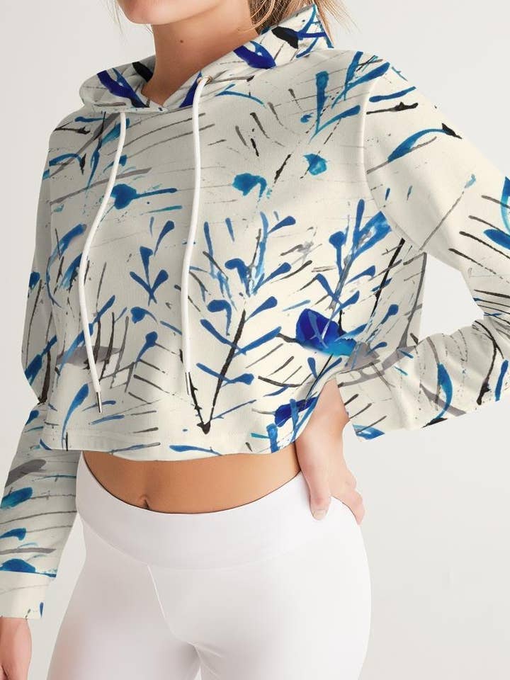 MOONLIGHT BRANCH || Sudadera corta mujer para venta al por mayor de Byheart Design Sweden