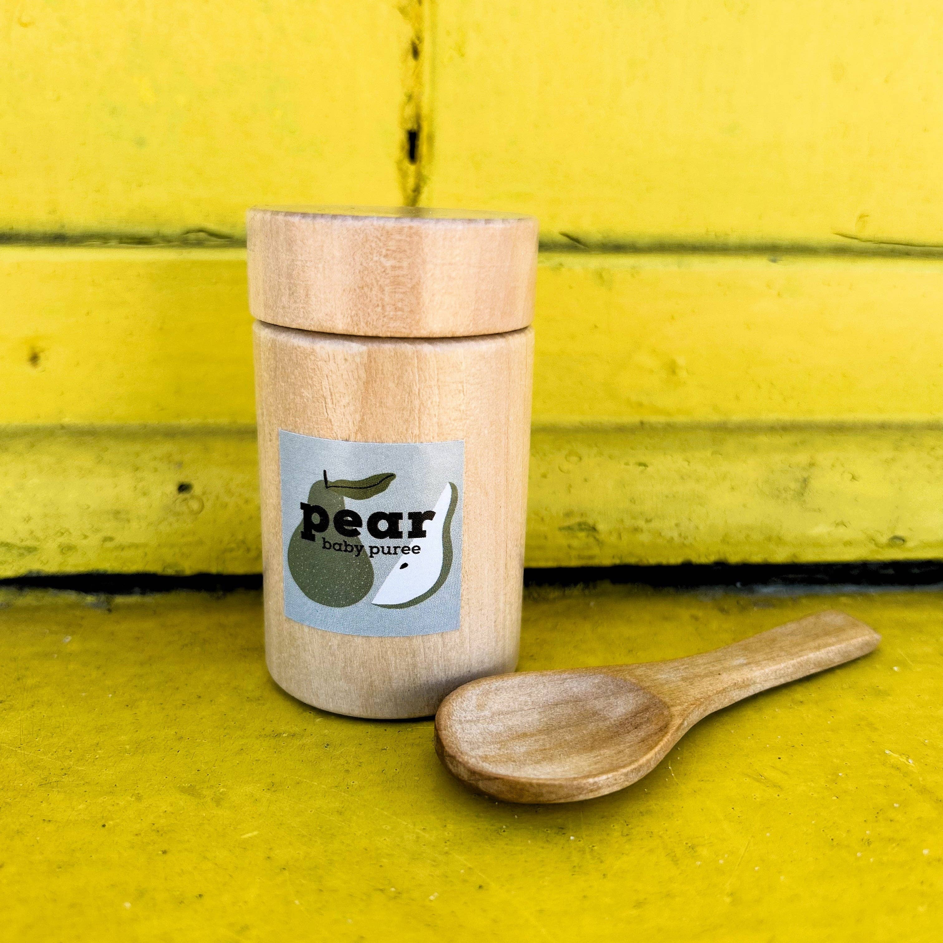 Make Me Iconic - Wholesale Wood Toy - Kids - WOODEN TOY -  LOOSE CHANGE DOLL FEEDING PEAR PUREE11