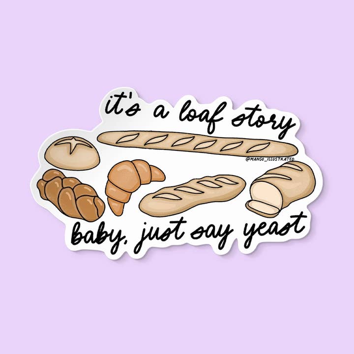 Pegatina de Loaf Story para venta al por mayor de MangoIllustrated