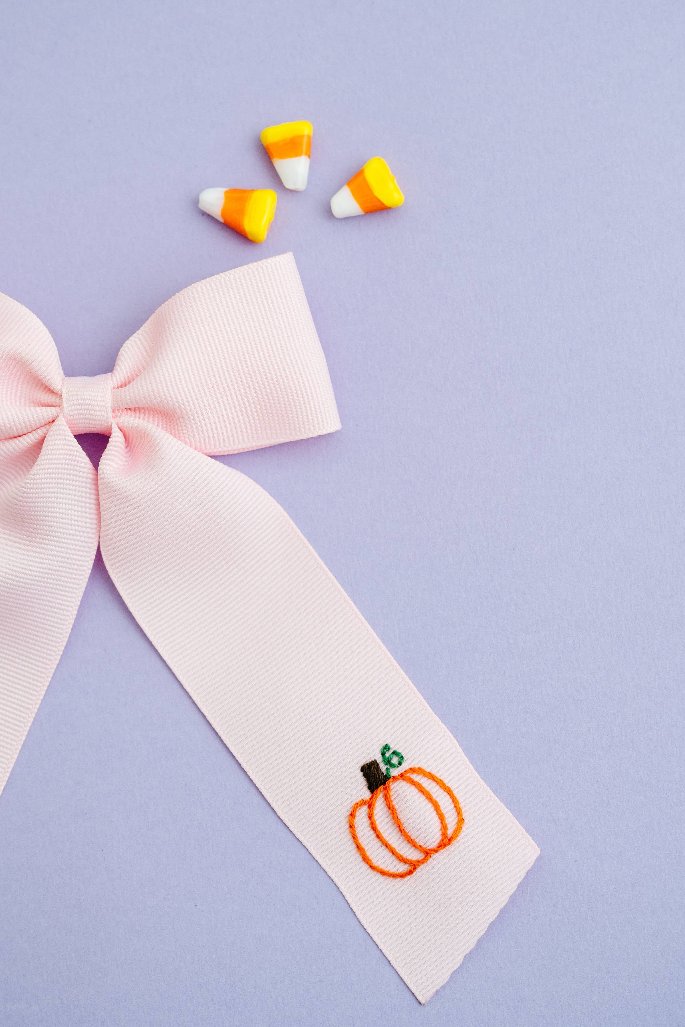 Winn and William - Vente Nœud pour cheveux – enfant - Arc de citrouille2