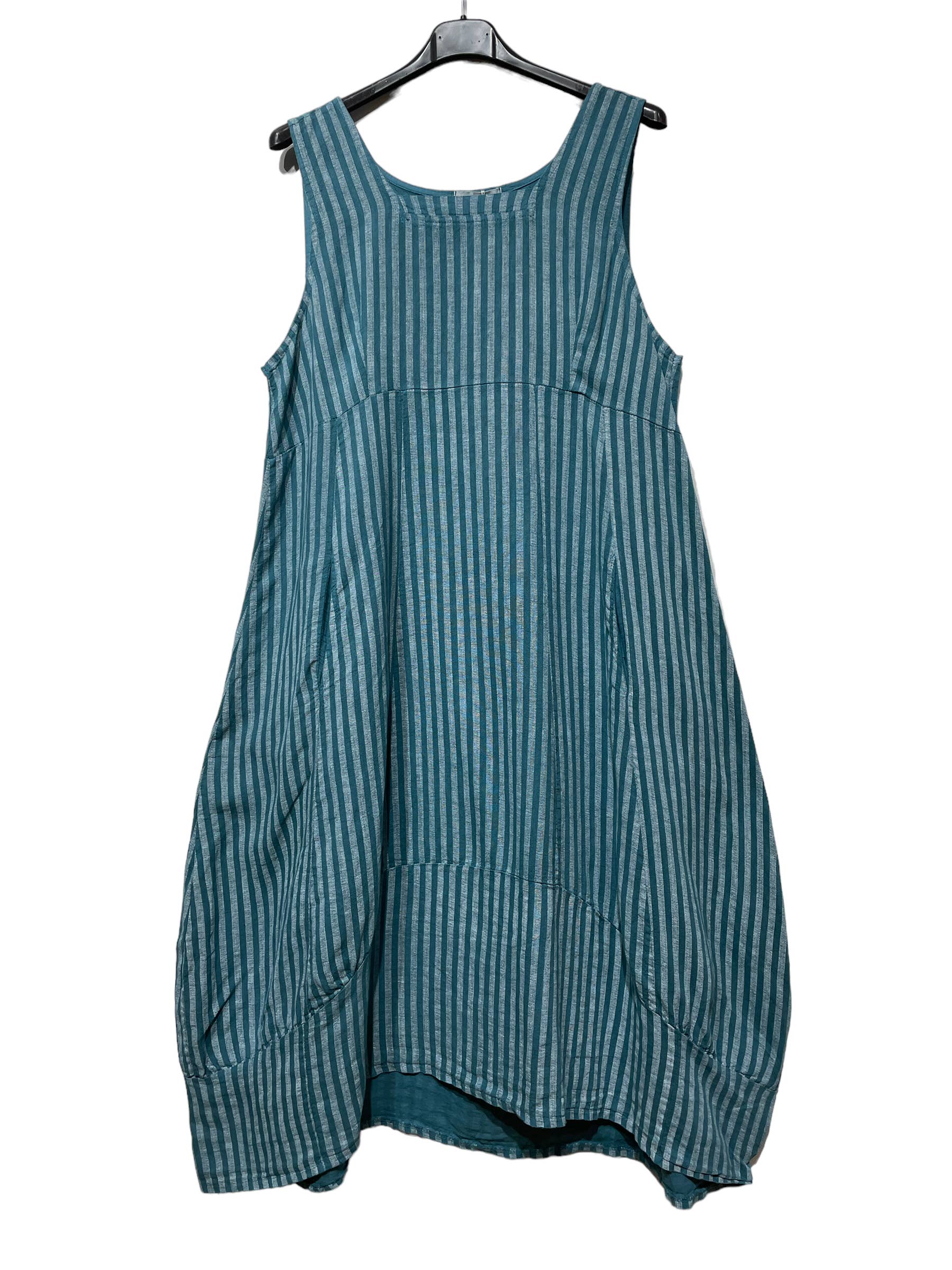 LINEN & COTTON HOUSE - Wholesale Dress - Women's - ROBE EN LIN 322 8119 RAYÉE PRINTEMPS ÉTÉ VÊTEMENTS4