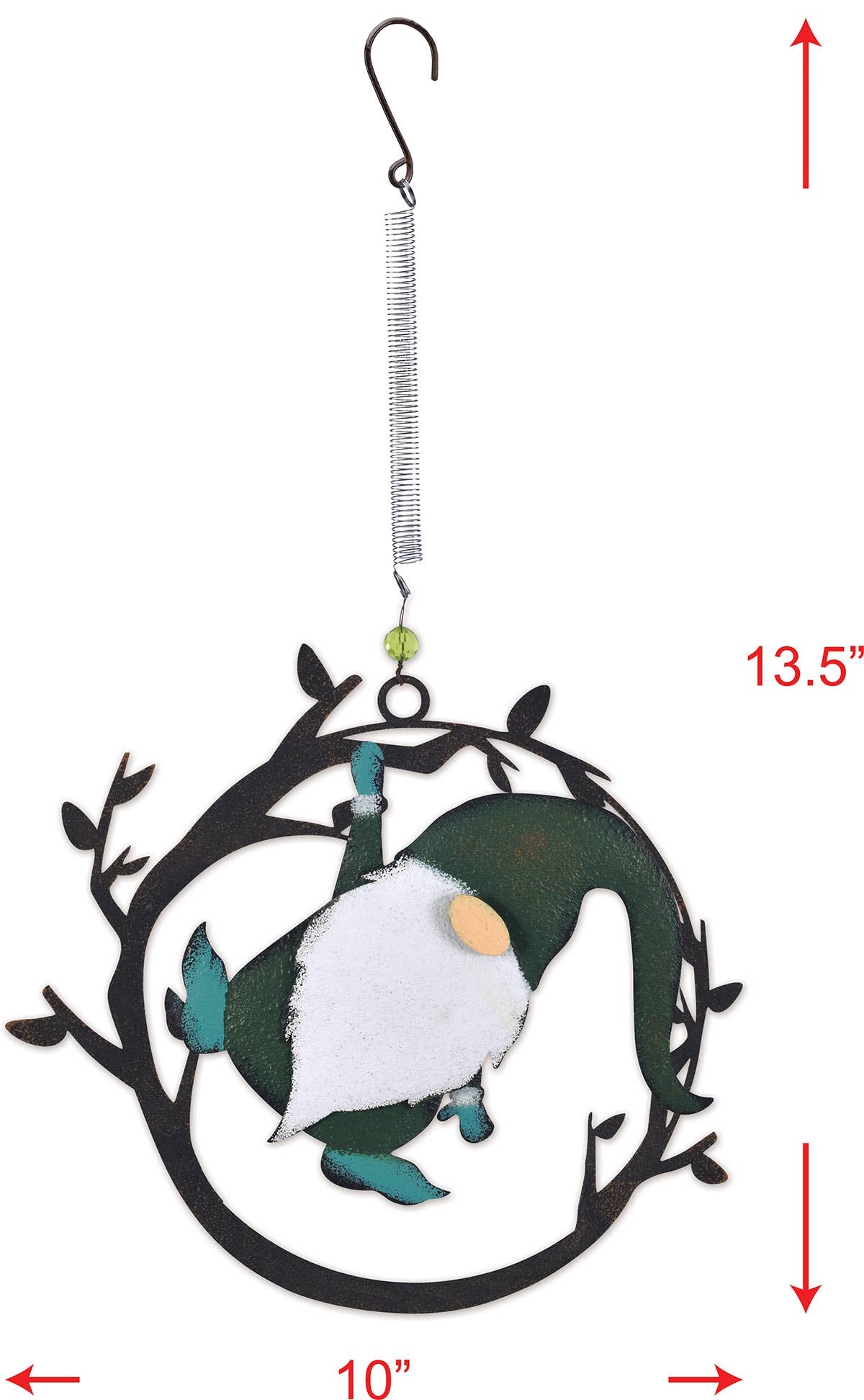 Sunset Vista Designs - Wholesale Outdoor Ornament/Decor - Green Gnome Bouncy1