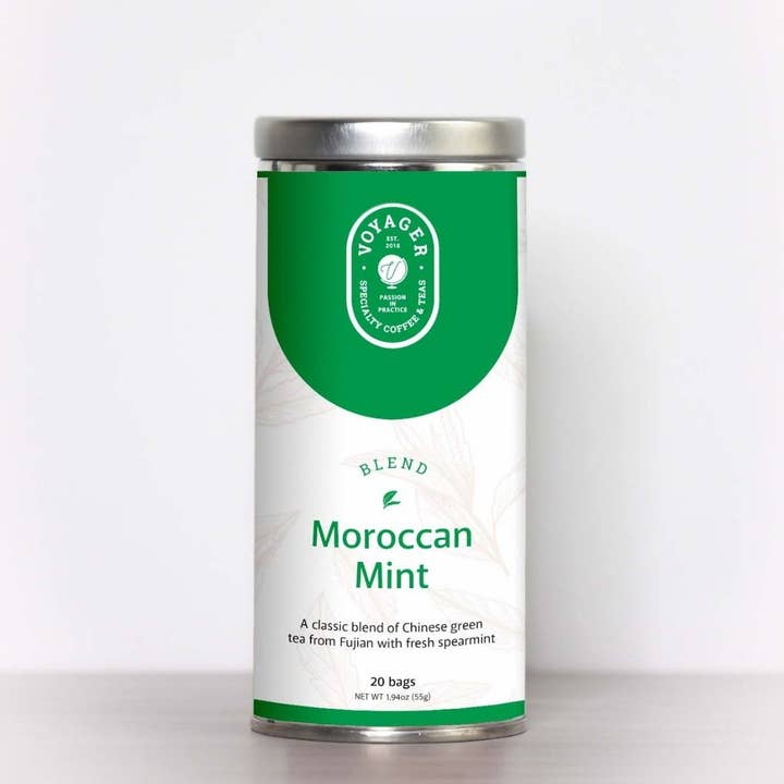 Moroccan Mint Tea for wholesale by Voyager Beverages