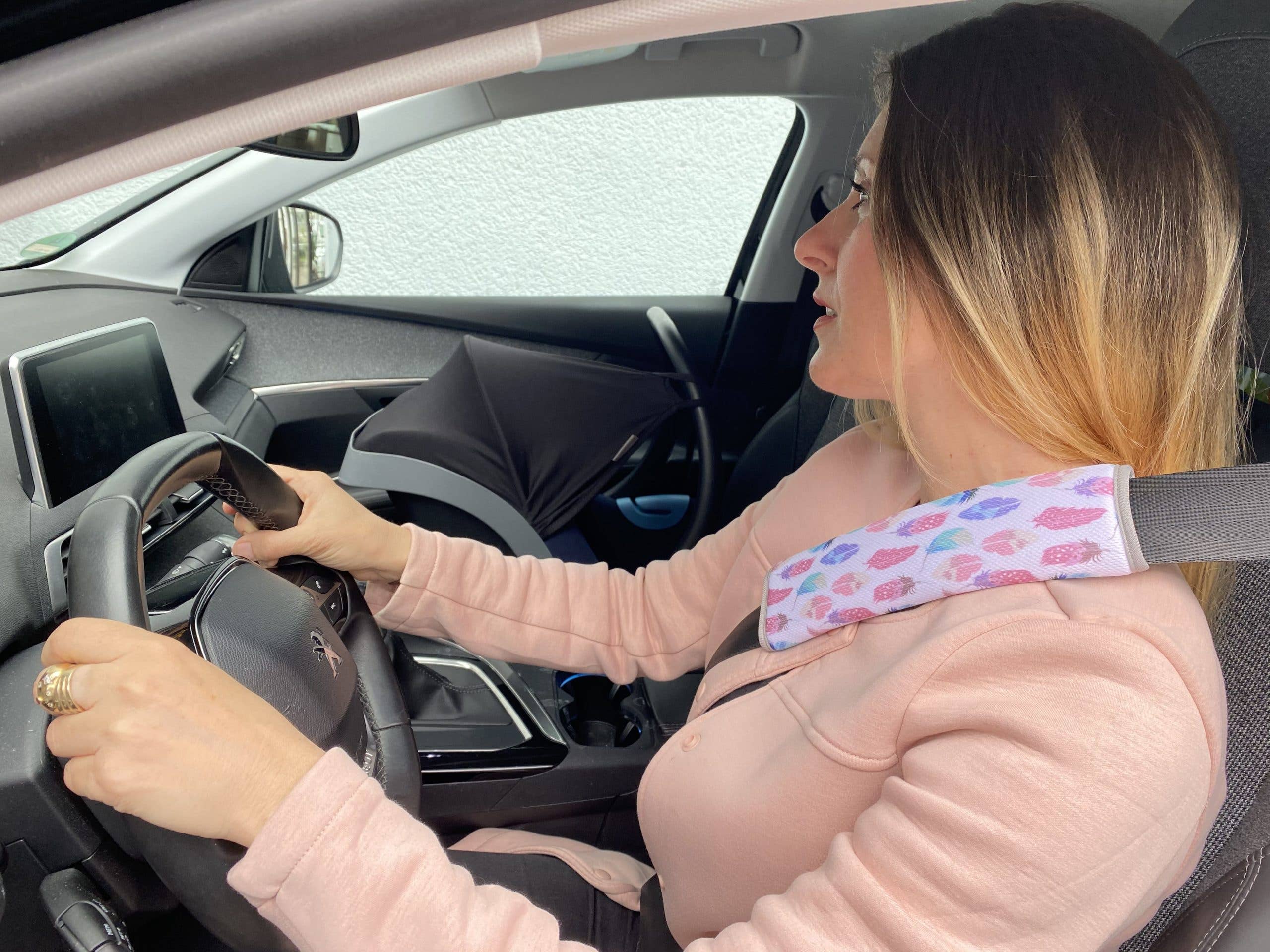 HECKBO - Vendita all'ingrosso Copriseggiolino auto - Bambini e neonati - 1x/2x protezione per cintura di sicurezza per auto per adulti a molla4