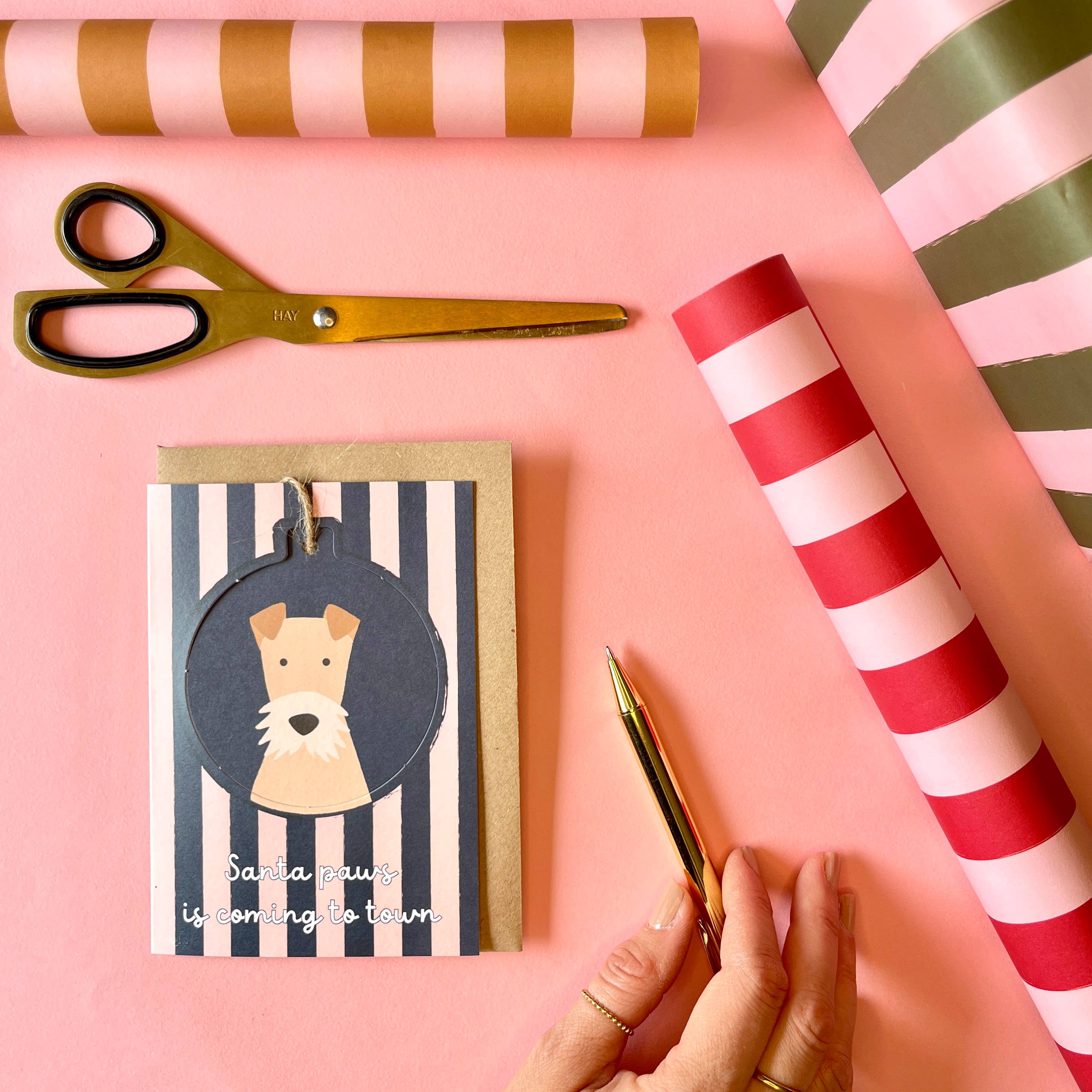 Heather Alstead Design Ltd - Wholesale Christmas card - Dog Breed - Pop Out Christmas Bauble Cards 28