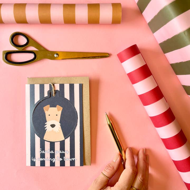 Heather Alstead Design Ltd - Wholesale Christmas card - Dog Breed - Pop Out Christmas Bauble Cards 28