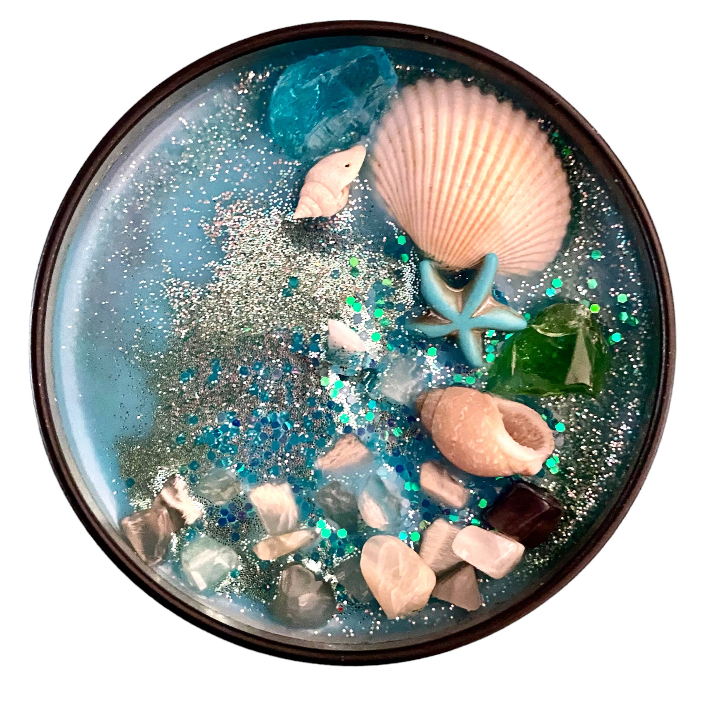 Raven’s Hearth – Großhandel Reisekerzen – Meereshexe Kerze | Duft nach Salzwasser & Treibholz | Tolles Geschenk2