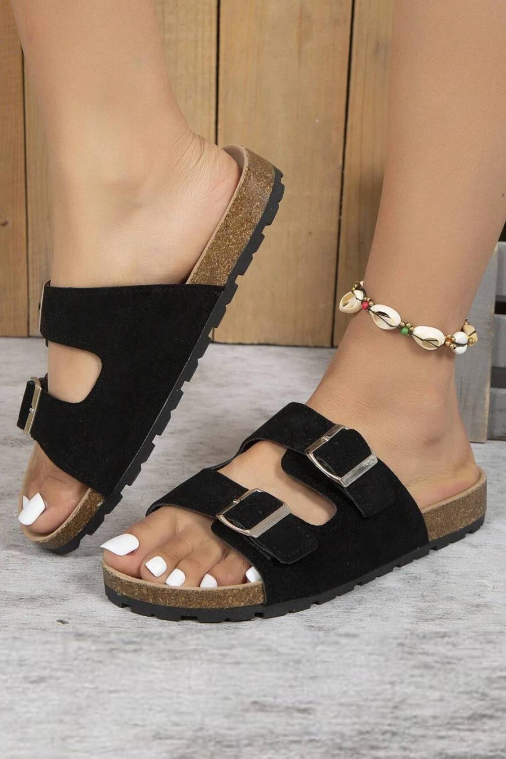 No Doubt Shoes - Wholesale Sandals - Women's - SOFT FOOTBED SUMMER FLAT SLIDERS SANDALS14